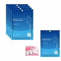 NIĆ DENTYSTYCZNA 400 SZT + NITKO-WYKAŁACZKI - ZESTAW HIGIENY JAMY USTNEJ