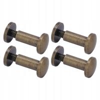 20 zestawów 8X10mm Nity wiążące Łeb śruby z nacięciem ukowym Stop Q8