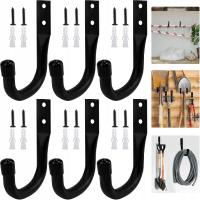Haki Garażowe,6 Haczyków Użytkowych do Zawieszenia Wytrzymałych Przedmiotów