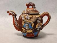 Satsuma Dzbanek Imbryk Kutani Japonia Motyw Orientalny