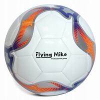 Piłka nożna, do nogi FLYING MIKE biała do gry treningów markowa