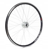 Велосипедное колесо спереди 28 дюймов передний генератор Shimano 3W черный конический