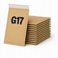 Коричневые воздушные пузырьковые конверты G 17 100PCS STRONG 17G
