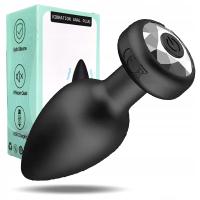 KOREK ANALNY WIBRUJĄCY WIBRATOR ANAL PLUG STEROWANY APLIKACJĄ