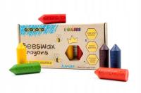 KREDKI Z WOSKU PSZCZELEGO JUNIOR 6 KOLORÓW