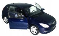 HYUNDAI i30 MODEL METAL WELLY 1:34 GRANATOWY