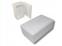 STYROPIANOWE PUDEŁKO STYROBOX POJEMNIK 15 X 9 X 6 CM