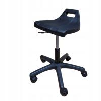 Taboret laboratoryjny z podpórką pleców krzesło laboratorium i warsztat N