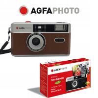 Аналоговая камера AgfaPhoto Photo Camera со вспышкой коричневый