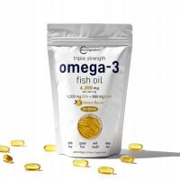 Добавки рыбьего жира Omega 3 Strength 4200 мг на порцию, 240 Softgels