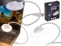 Lampka UFO na USB lampa do laptopa i innych urządzeń Wyginająca się