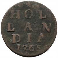 45474. Holandia - 1 duit - 1765r. (2,65g/22mm)