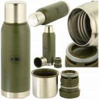 TERMOS 1L TURYSTYCZNY PRÓŻNIOWY TYPE 2 WOJSKOWY MILITARNY 1000ML OLIV M-TAC