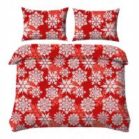 POŚCIEL ŚWIĄTECZNA KOMPLET 160x200 + 2 x 70x80cm Dwustronna - RÓŻNE WZORY