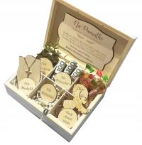 Сувенир, подарок для Святого Причастия, белая подарочная коробка, гравер, набор