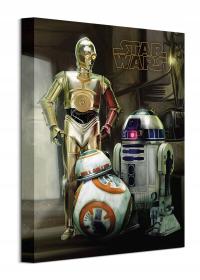 Obraz na płótnie Star Wars Droids 30x40 cm