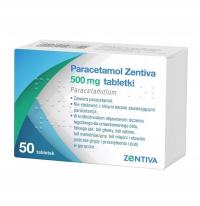 Zentiva Paracetamol 500mg обезболивающее 50 tab