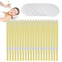 24 woskowe świece do uszu z filtrami Clean