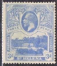 Kol.bryt. St. HELENA 1922, SG 91*, 25 GBP