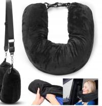 PODUSZKA PODRÓŻNA DO WYPCHANIA Z MIEJSCEM NA UBRANIA 2W1 DARMOWY BAGAŻ