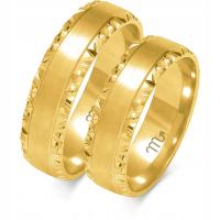 ZŁOTA OBRĄCZKI ŚLUBNE- próba 585, płaskie, 5mm