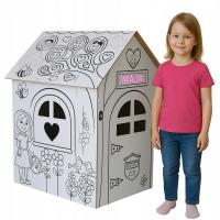 DOMEK DO KOLOROWANIA malowania na dzień dziecka 99x68x78 prezent