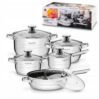 Набор кастрюль сковорода крышка сталь Konighoffer Soler 10el