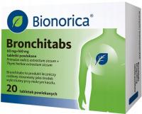 Bionorica Bronchitabs лекарство от кашля 60 мг 160 мг 20 таблеток