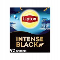 Herbata czarna ekspresowa Lipton INTENSE BLACK 92 torebki 211,6g