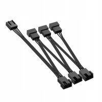 Hub Rozdzielacz Kabel 4Pin PWM do 6x 3/4Pin do wentylatorów Rozgałęziacz
