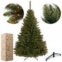 CHOINKA SZTUCZNA ŚWIERK KAUKASKI skandynawski GĘSTY naturalny 240cm +GRATIS