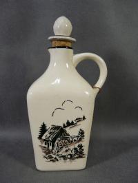 PORCELANOWA BUTELKA Z KORKIEM