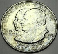 USA 1/2 dolara half dollar 1923 Monroe SREBRO