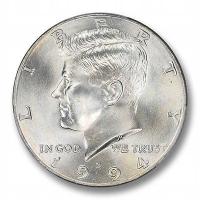 50 cent (1994) Half Dollar John F. Kennedy Mennica Denver