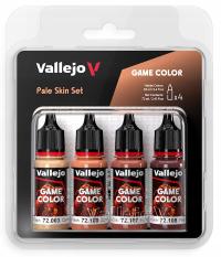 Vallejo 72379 - Pale Skin Set - Zestaw 4 farb Game Color