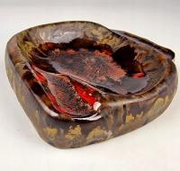 CERAMICZNA POPIELNICZKA- RELAND STUDIO POTTERY ASHTRAY ARTIST