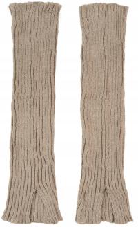 Długie getry Landon - damskie ocieplacze na nogi, zimowe Beżowy