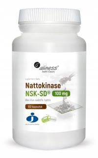 Aliness Nattokinase NSK-SD 100 мг NATTO сердце циркуляции давление VEGE 60KAP