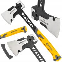 ТОПОР ПЛОТНИК 3В1 КОВАНАЯ ЗАКАЛЕННАЯ СТАЛЬ МОЛОТОК ГАЕЧНЫЙ КЛЮЧ МОНОБЛОК 910 Г