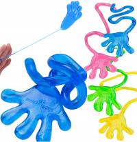 PACŁAPKA ŻELOWA ŁAPKA KLEJĄCA ZABAWKA GUMOLEPKI ŁAPKI ŻELOWE DO SZYB 4x