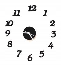 Большие настенные часы черного цвета (70-130 см)