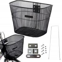KOSZYK ROWEROWY KOSZ NA KIEROWNICĘ RAMĘ ROWER PRZEDNI BAGAŻOWY METALOWY