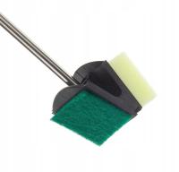 Happet Skrobak czyścik z gąbką do czyszczenia szyb akwarium 2w1 30cm