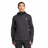 Bluza adidas męska do biegania Own The Run Half Zip M Czarna (JN6378) - L
