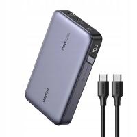 UGREEN Powerbank 20000mAh Ugreen PB720, USB + 2x USB-C, 100W PD (szary)