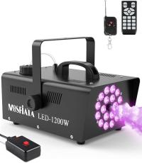 ДЫМОГЕНЕРАТОР ДЫМОВАЯ МАШИНА ДЫМОВАЯ МАШИНА 1200 ВТ RGB СВЕТОДИОДНЫЙ СВЕТИЛЬНИК ПУЛЬТ ДИСТАНЦИОННОГО УПРАВЛЕНИЯ