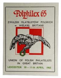 ZWIĄZEK FILATELISTÓW POLSKICH W WIELKIEJ BRYTANI - LEICESTER 1965 ** K4685