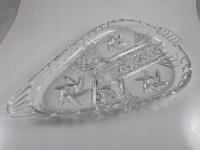 KRYSZTAŁOWE NACZYNIE NA PRZYSTAWKI