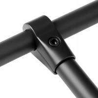 ZŁĄCZE JEDNORAMIENNE KOŃCOWE R42 CZARNE RURA 25mm BLACK c1 TRIS