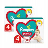 Pampers Pants Rozmiar 4 2x108 szt. Pieluchomajtki